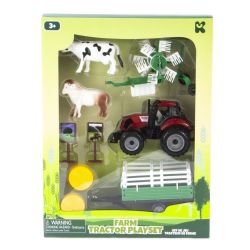 KEYCRAFT - ENSEMBLE TRACTEUR AGRICOLE ET FERME